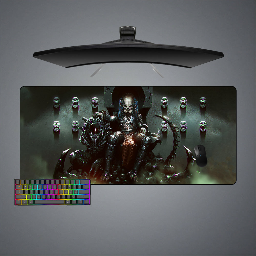 Predator Throne Design XXL Size Gamer Mouse Pad