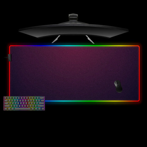 Purple Gradient Pixels Design XL Size RGB Lit Gaming Mouse Pad