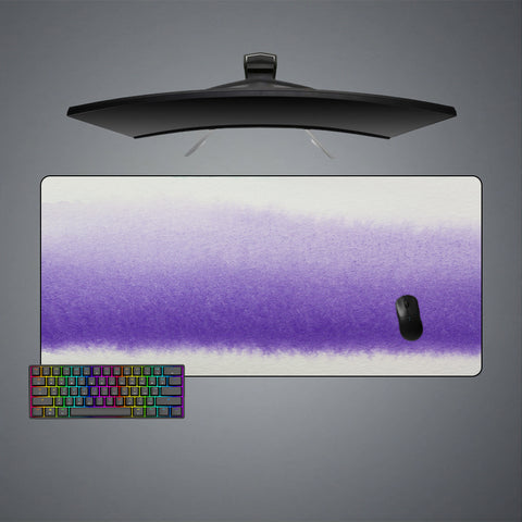 Purple Watercolor Design XXL Size Gaming Mousepad, Computer Desk Mat