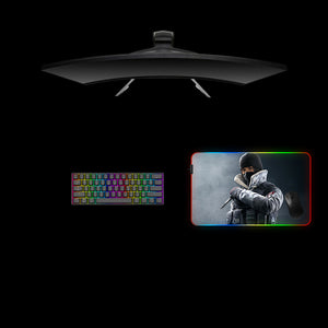 Rainbow Six Siege Frost Design M Size RGB Mouse Pad