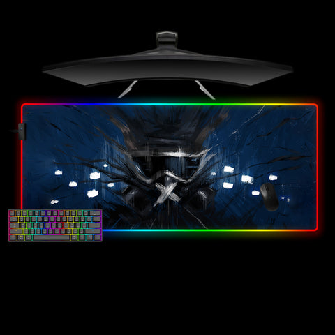 Rainbow Six Siege Mute Painting Design XL Size RGB Gamer Mouse Pad