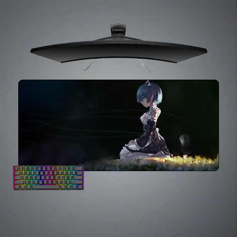 Re Zero Rem Dark Design XXL Size Gaming Mouse Pad