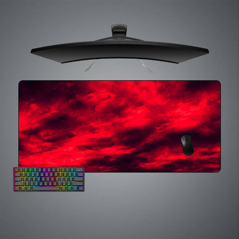 Red Cloud Design XXL Size Gaming Mouse Pad