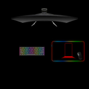 Red Door Design Medium Size RGB Light Gamer Mouse Pad