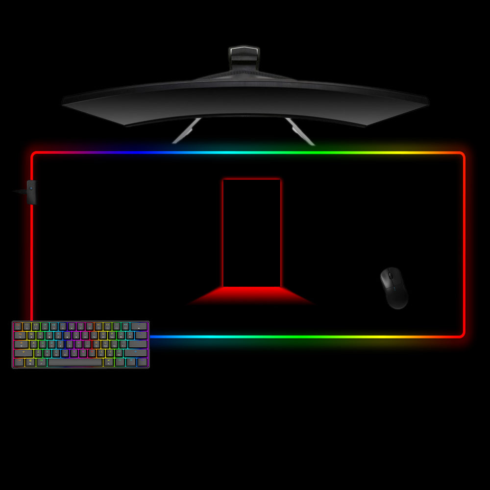Red Door Design XXL Size RGB Light Gamer Mouse Pad