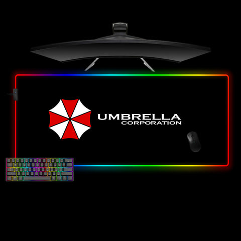 Umbrella Corporation Design XXL Size RGB Lighting Gaming Mouse Pad