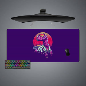 Retro Raptor Design XXL Size Gaming Mousepad