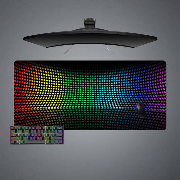 RGB Dots Design XXL Size Gamer Mouse Pad