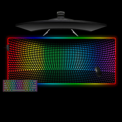 RGB Dots Design XXL Size RGB Lit Gamer Mouse Pad