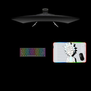 Rick Sanchez Design M Size RGB Mouse Pad