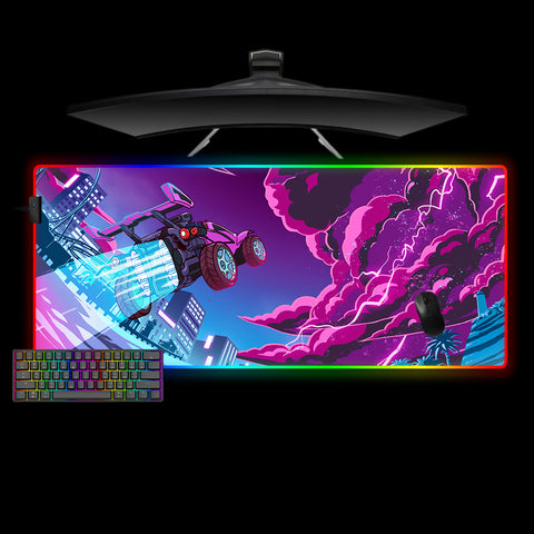 Rocket League Flight Design XXL Size RGB Light Gaming Mouse Pad