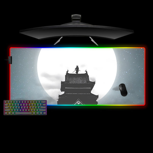 Ronin Moon Design XL Size Gamer RGB Light Mouse Pad