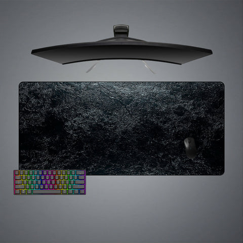 Rough Black Stone Texture Design XL Size Gaming Mouse Pad
