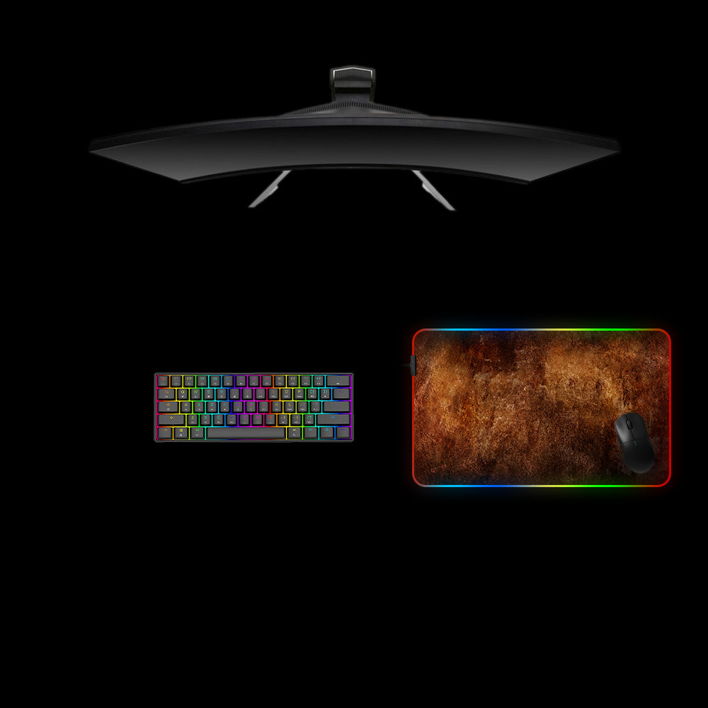 Rust Design Medium Size RGB Lighting Gaming Mouse Pad