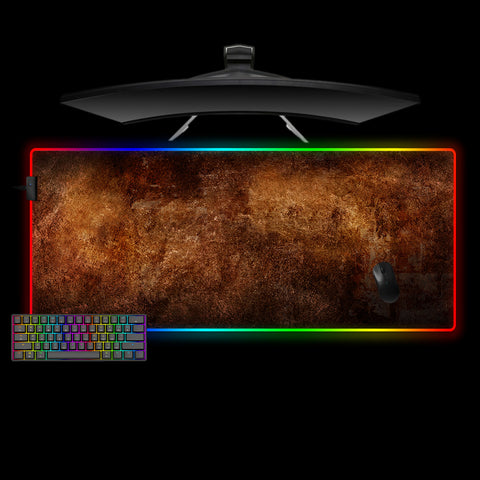 Rust Design XXL Size RGB Lighting Gaming Mouse Pad