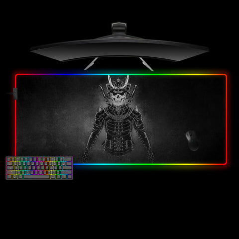 Samurai Armor Design XXL Size RGB Lit Gamer Mousepad