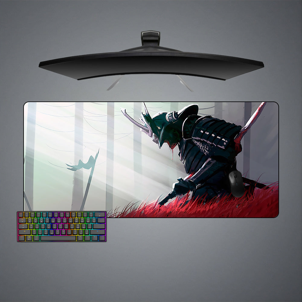 Samurai Blood Design XL Size Gamer Mouse Pad