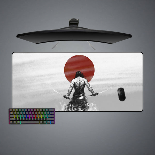 Samurai Warrior Design XL Size Gamer Mouse Pad