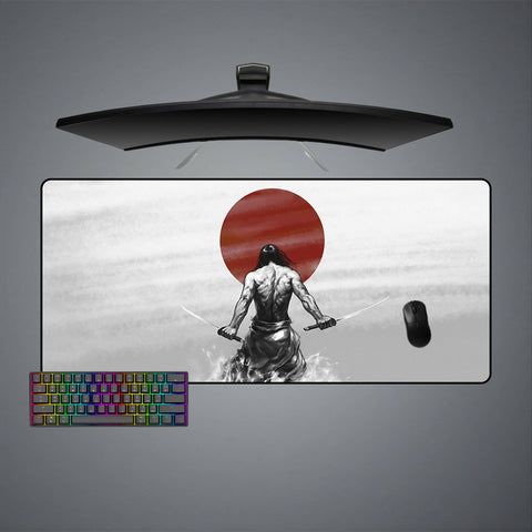 Samurai Warrior Design XL Size Gamer Mouse Pad