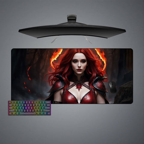 Scarlet Princess Design XXL Size Gaming Mouse Pad, Computer Desk Mat