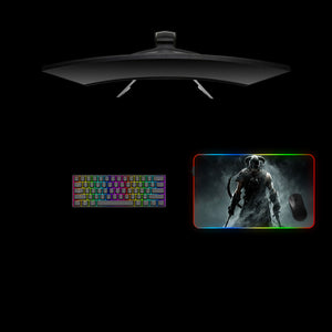 Skyrim Dragonborn Design M Size RGB Mouse Pad