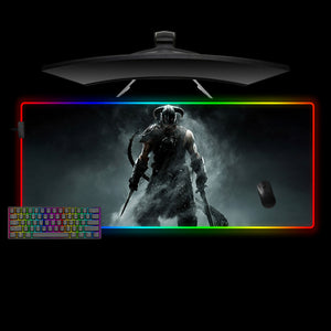 Skyrim Dragonborn Design XL Size RGB Mouse Pad