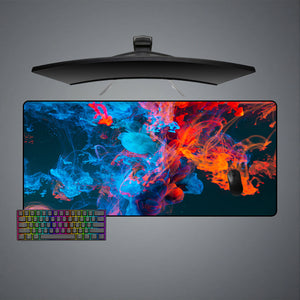 Smoke Splash Abstract Art Design XL Size Mouse Pad