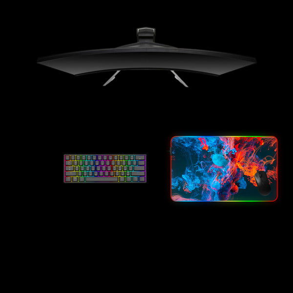 Smoke Splash Abstract Art Design M Size RGB Mouse Pad