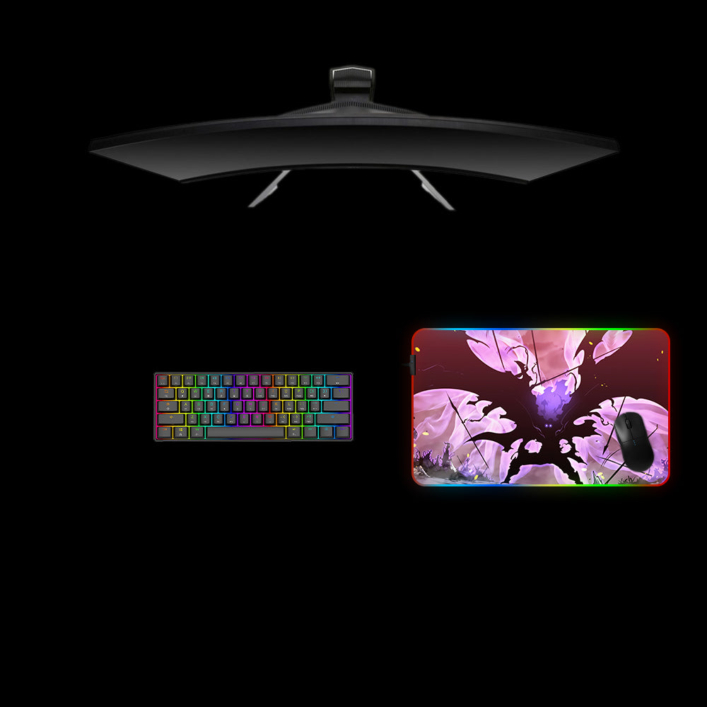 Solo Leveling Battlefield Design M-XXL Size RGB Mouse Pad