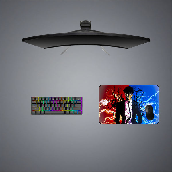 Solo Leveling Sung Jin Woo Power Design Medium Size Gaming Mouse Pad
