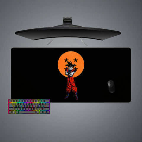 Son Goku 4 Star Dragon Ball Design XL Size Gamer Mouse Pad, Computer Desk Mat