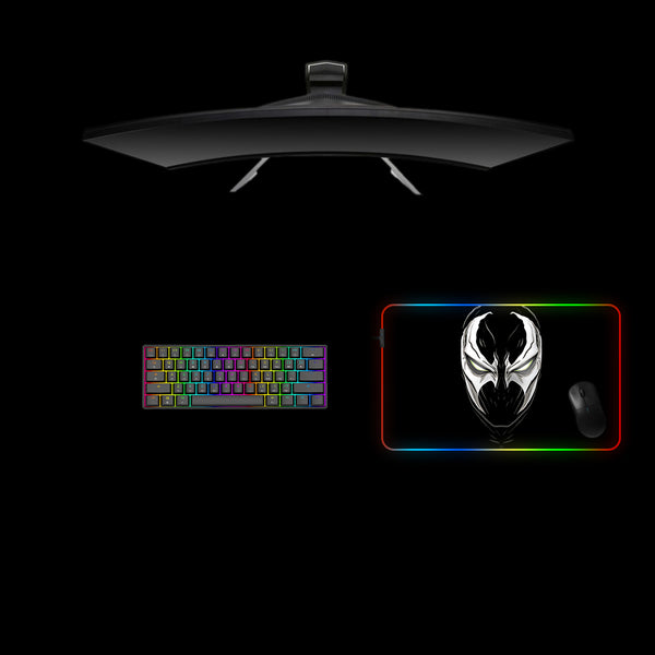 Spawn Face Design Medium Size RGB Lit Gaming Mouse Pad