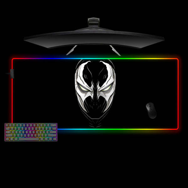 Spawn Face Design XXL Size RGB Lit Gaming Mouse Pad