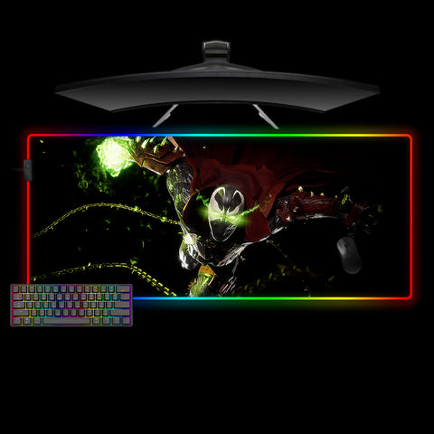Spawn Chains Design XXL Size RGB Light Gamer Mouse Pad