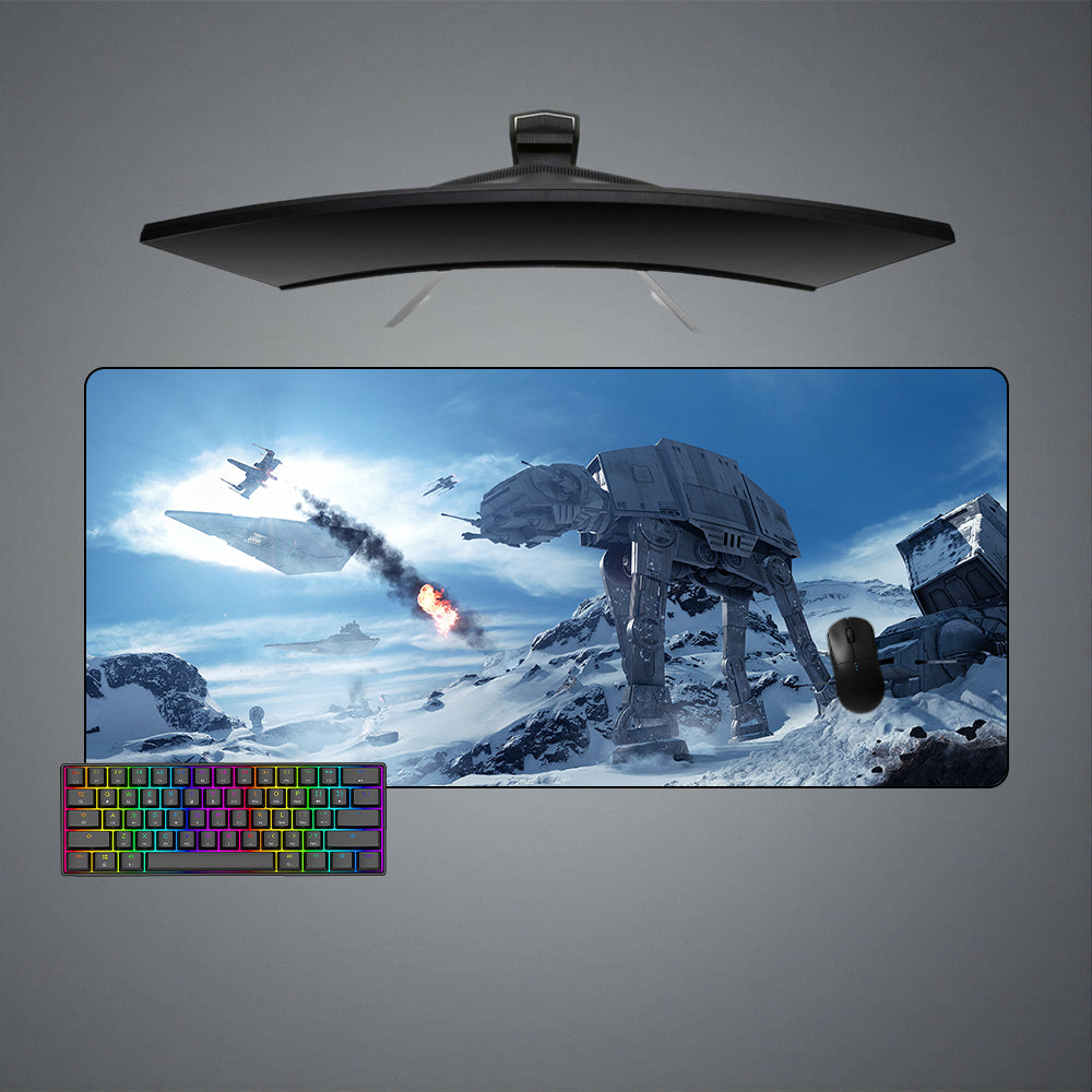 Star Wars AT-AT Walker Design Large Size Gaming Mouse Pad, Computer Desk Mat