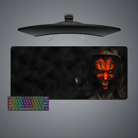 Star Wars Darth Maul Right Side Design XL Size Gaming Mouse Pad, Computer Desk Mat