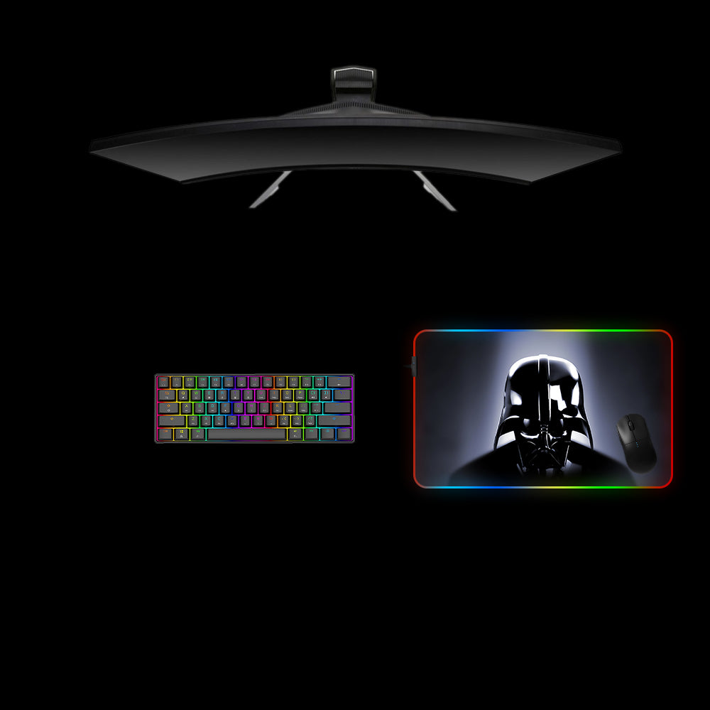 Star Wars Darth Vader Rise Design Medium Size RGB Lit Gaming Mouse Pad