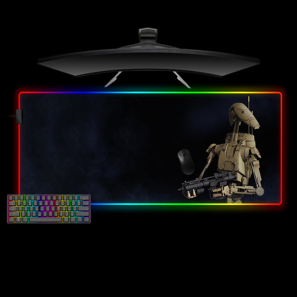 Star Wars Droid Design XL Size RGB Light Gamer Mouse Pad