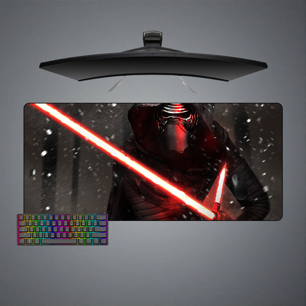 Star Wars Kylo Ren Snow Design XXL Size Gamer Mouse Pad, Computer Desk Mat