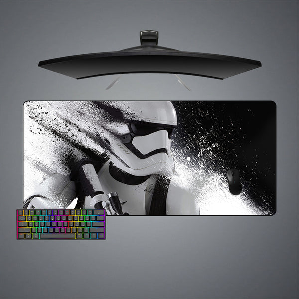 Star Wars Stormtrooper Fade Design XXL Size Gamer Mouse Pad, Computer Desk Mat