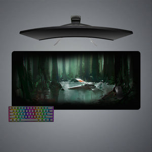 Star Wars Swamp Design Large Size Gamer Mouse Pad, Computer Desk Mat