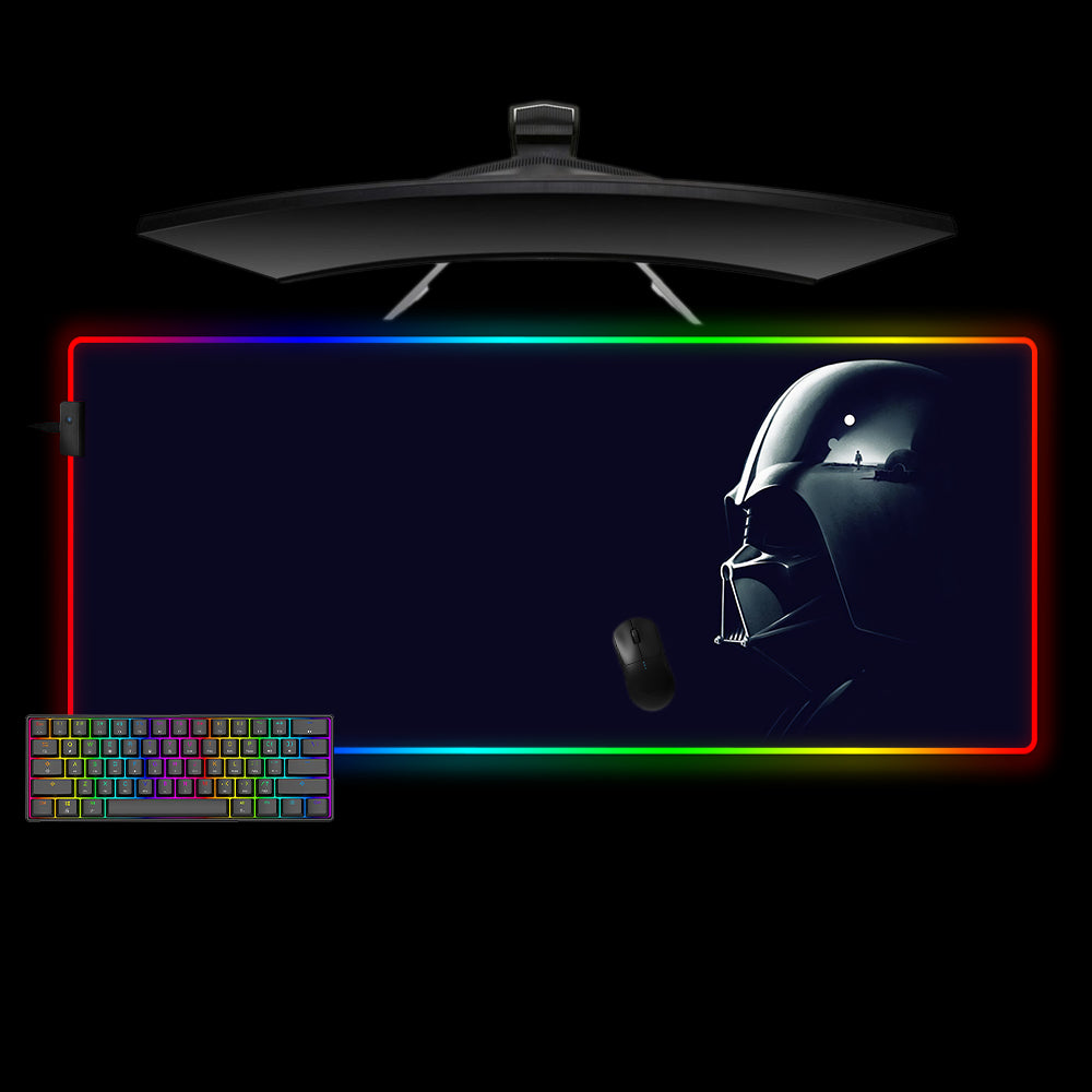 Star Wars Vader Side Design XXL Size RGB Lit Gaming Mouse Pad