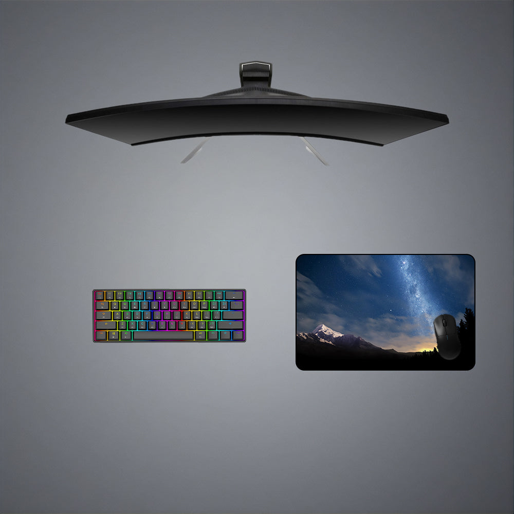 Starry Sky Design Medium Size Gamer Mouse Pad, Computer Desk Mat