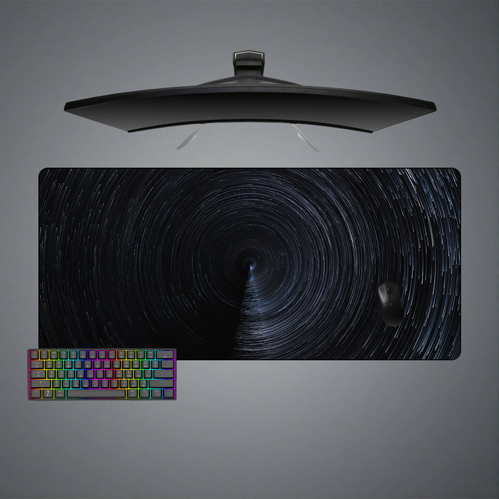 XXL size gaming mousepad with Stars Rotation printed design