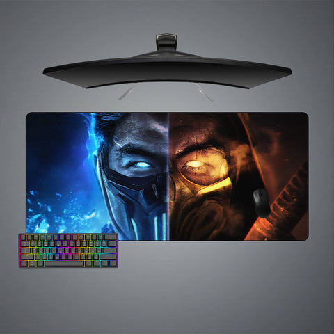 XXL size gaming mousepad with Sub-Zero and Scorpion printed design