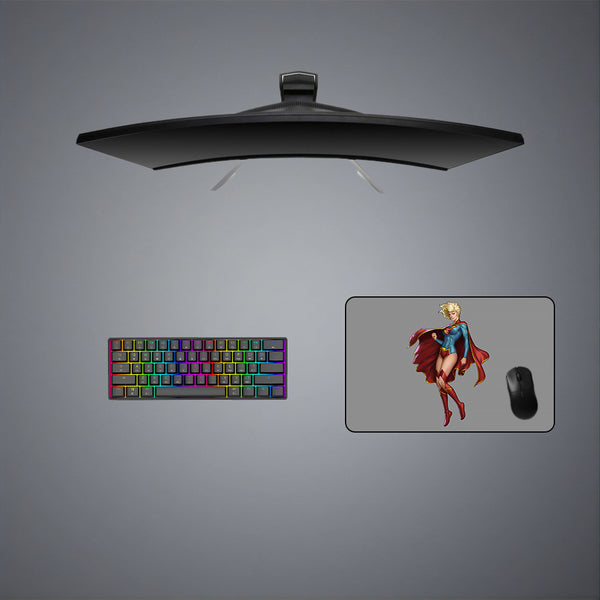 Supergirl Design Medium Size Gaming Mouse Pad