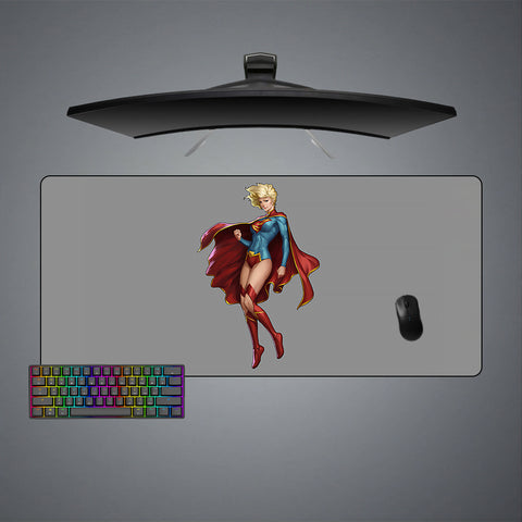 Supergirl Design XXL Size Gaming Mouse Pad