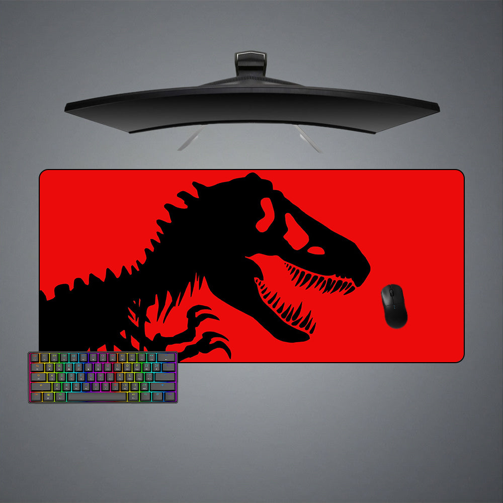 T-Rex Skeleton Design M-XXL Size Gamer Mouse Pad