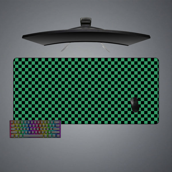 Tanjiro Haori Pattern Design XL Size Gaming Mouse Pad, Computer Desk Mat