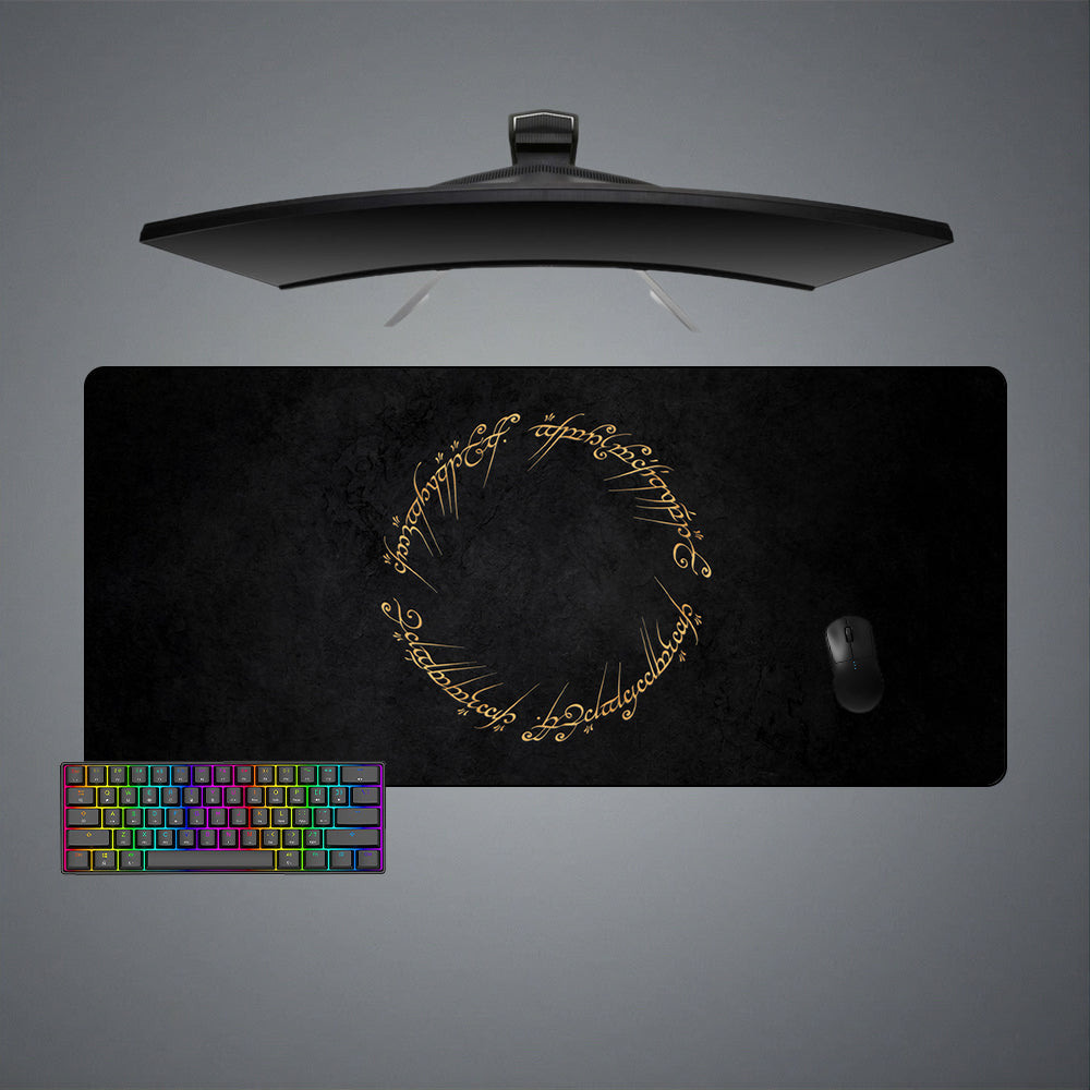 The One Ring Design XXL Size Gamer Mouse Pad